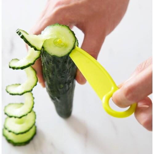 Carrot SpiralCutter Fruit Slicer Shredder Planer Coiler Carving Knives Vegetable Cucumber Cutting Spiral Tools 1PC