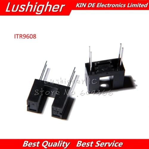 10pcs ITR9608 ITR-9608 DIP-4 Opto Photo Interrupter Optical Sensor DIP4 Hight Quality