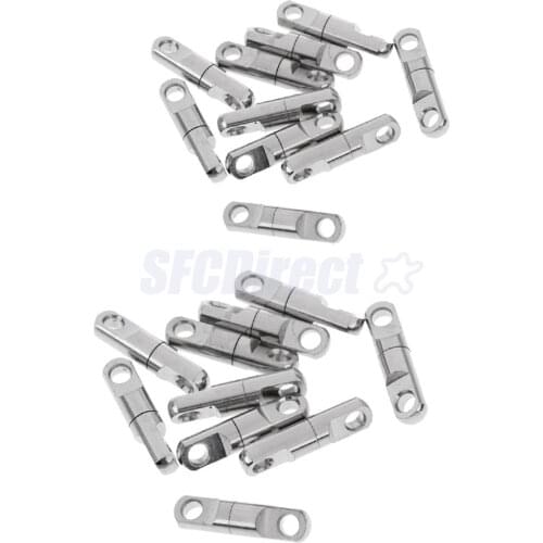 20pcs Fishing Ball Bearing Swivels Heavy Duty Fishing Swivels Line Hook Connector 3.5mm 5mm