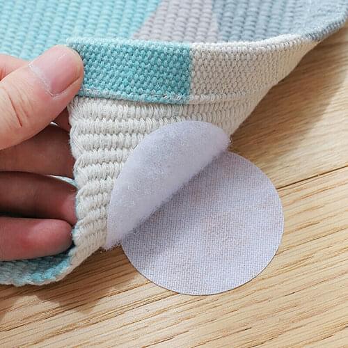 5Pcs Home Floor Rug Carpet Mat Grippers Self-adhesive Soft Anti Slip Sticker for Furniture Carpet Tablecloth