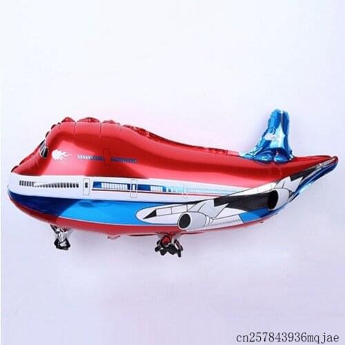 50pcs Airplane Balloons Plane Shaped Baloons for Boys Toys Baby Shower Birthday Party Decoration Size 82x42cm