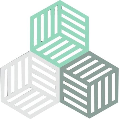 8Pcs/Set Kitchen Table Felt Mat Pot Coaster Household Anti-Scalding Nordic Ins Six Side Dishes Plate Tableware Heat-Insulated Pl