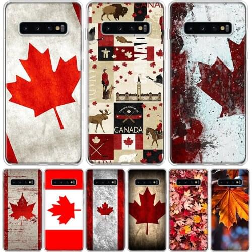 Retro Style Canada Maple leaf Phone Case For Samsung Galaxy A50 A70 A30S A51 A71 A10 A20E A40 A90 A20S M30S A6 A7 A8 A9 Plus Coq