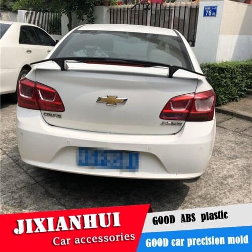 For Chevrolet Cruze Spoiler 2015-2018 Cruze Spoiler TF ABS plastic Material Car Rear Wing Color Rear Spoiler