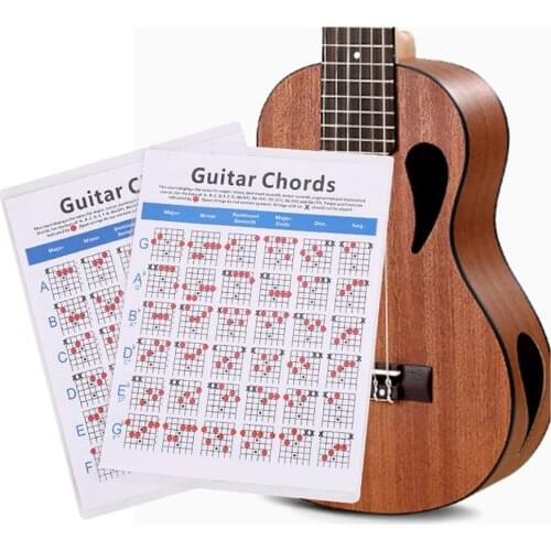 Guitar Practice Chord Chart Music Fretboard Instructional Exercise Wall Poster Guitar accessories home decoration