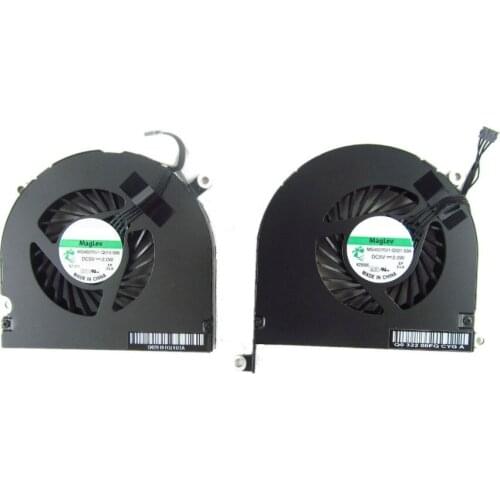 Left And Right CPU Cooling Fan For MacBook Pro 17" A1297 2009~2011