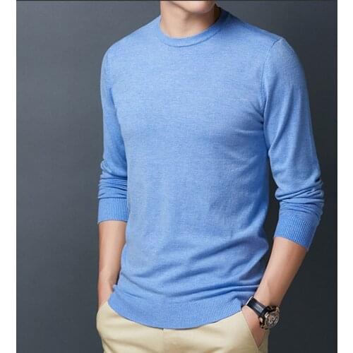 13 Colors Mens Daily Round Neck Sweater 2021 New Autumn/winter Casual High Quality Pullover Warm Sweater Male Brand Clothes O15