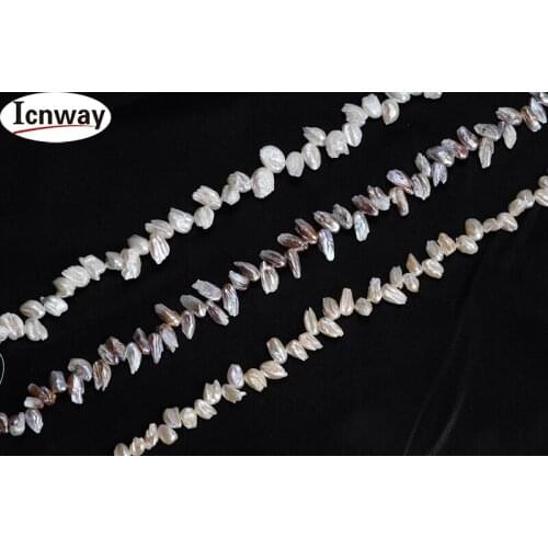 Natural reborn keshi Pearl Pink 8-10mm Baroque For Jewelry Making 15inches DIY necklace bracelet earring FreeShipping Wholesale