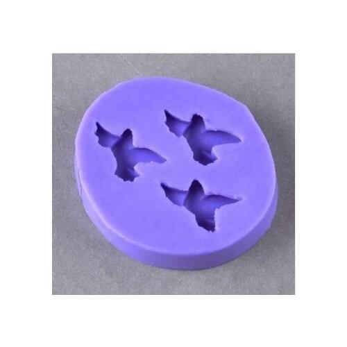 New Silicone 3D Cake Chocolate DIY Soap Pigeon Molds Plunger Cutter