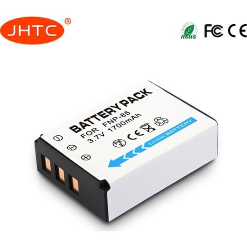 JHTC NP-85 FNP 85 Battery For FUJIFILM SL240 SL245 SL300 SL305 FNP-85 CB170 Rechargeable Battery 1700mAh FNP85 Batteries