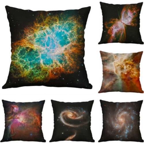 Originality Cotton Linen Case Cover Cotton Starry sky Home Standard Decor Pillow