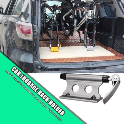 Mtb Road Bike Front Fork Stand Portable Bicycle Quick Release Fixed Clamp for Car Travelling Riding Supplies Accessories Sale
