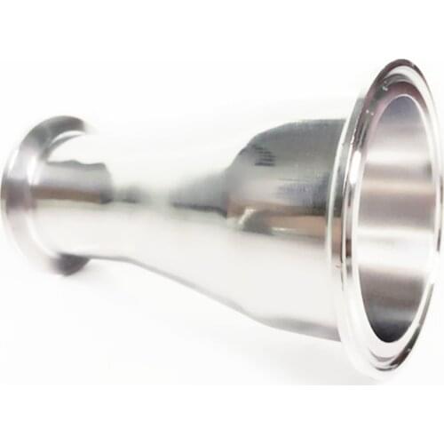 76mm To 57mm Pipe OD 3" To 2.5" Tri Clamp Reducer 304 Stainless Steel Sanitary Pipe Fitting Connector For Home Brew Homebrew