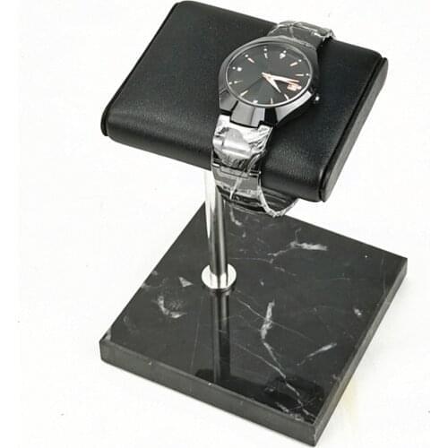Portable New Marble and PU Leather Watch Box Watch Holder For Bracelet Necklace Watch Stand Jewelry Organizer Hot Sale