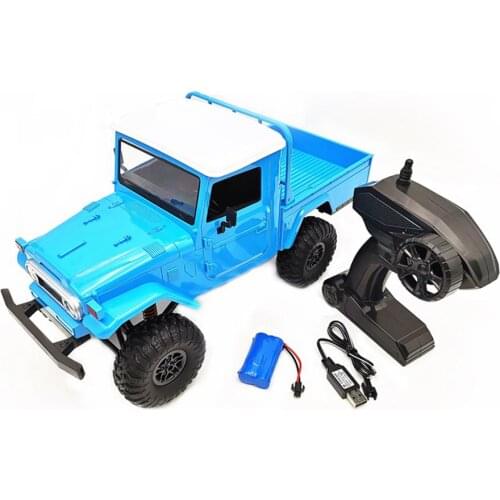 MN45 RTR 1:12 4WD RC Car 2.4G Radio Remote Control Car with LED Light Crawler Climbing Off-road Truck Childrens Cars Toys
