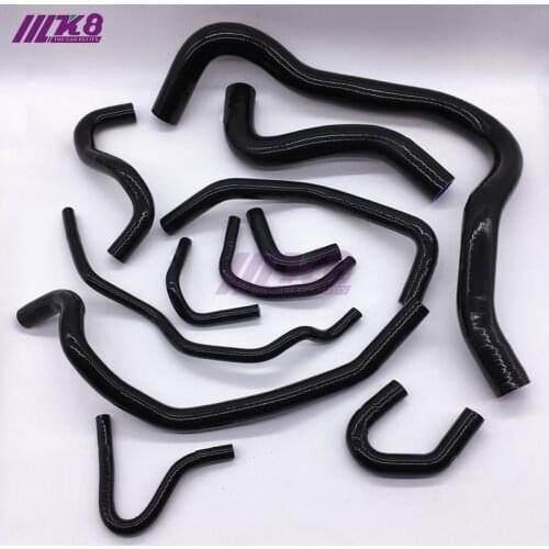 Silicone Radiator Coolant Heater Hose Fit For Honda ACCORD CD4 CD5 94-97 K7 (11PCS) red/blue/black