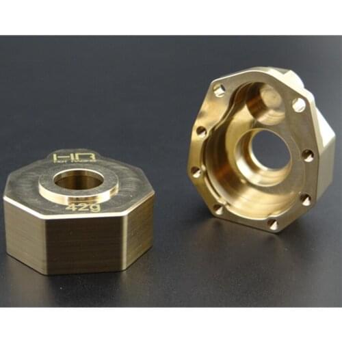 Heavy Duty Brass 1/10 RC TRAXXAS TRX4 Steering Knuckles Gear Cover (Steering Blocks) For TRX-4 Add Weight Parts