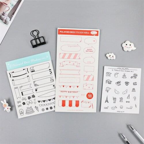 6Pcs/Secret Dialog Box Sticker DIY Sticker Car Motorcycle Luggage Laptop Bike Scooter Toys Halloween Easter