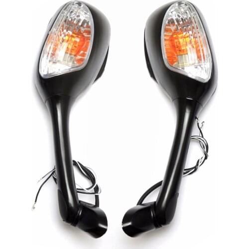 Motorcycle Rearview Side Mirror Retroviseur with LED Turn Signal Indicatorsor for Suzuki GSXR600 GSXR750 GSXR1000 K5 K6 K7 K8 K9