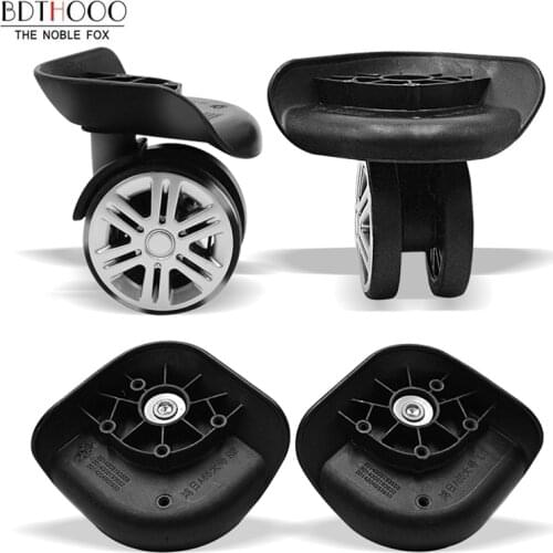 Case Luggage Wheel Repair Universal Travel Suitcase Wheels Parts Rubber Accessories Replacement Luggage Wheel Spinner A65-MZL