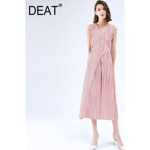 Летние платья без рукавов DEAT China At AliExpress