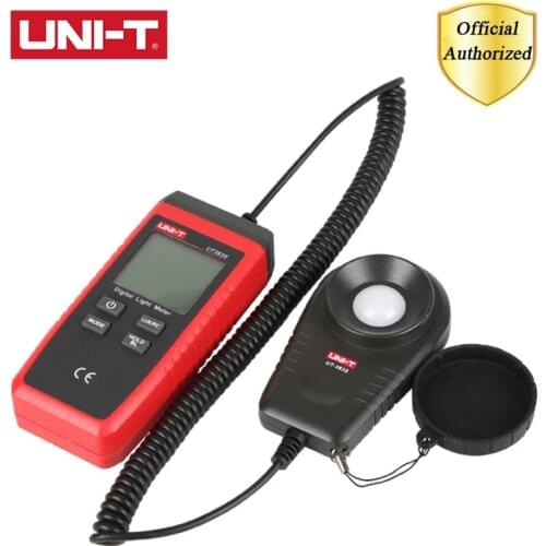 UNI-T UT383S LCD Luminometer Split Illuminometer Handheld Digital Photometer Luxmeter Light Meter 0-199999 Lux