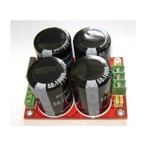10000UF 50V *4 Main filter capacitor 8A rectifier bridge Rectifier filter power board for amplifier