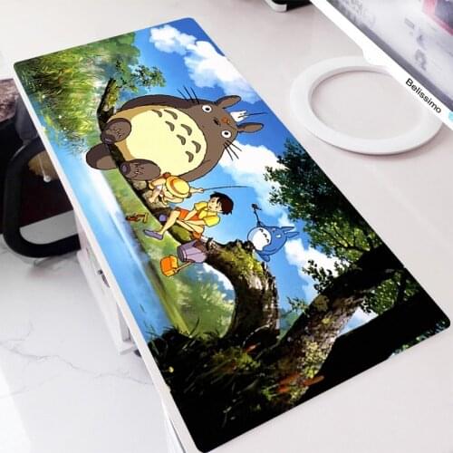Mouse Pad Gamer Keyboard Carpet With Anime Mause Gaming Mat Mousepad Company Mouse Pads Mouse Mats Kawaii Beautuful Totoro Pads