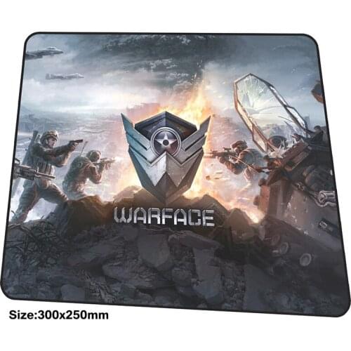 Warface mouse pad 300x250mm mousepads best gaming mousepad gamer Fashion large personalized mouse pads HD pattern pc pads