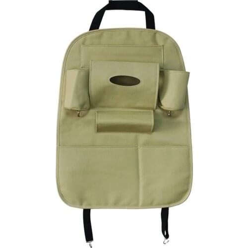 Leather Back Storage Bag Car Storage Bag Car Storage Box Back Pocket