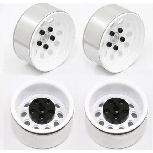 Metal Wheels Rim Lock Tire Reinforced Counterweight Wheel Hub W2 90046 for 1.9 inch TRX-4 SCX10 RC Crawler Car Spare Parts