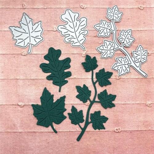 Metal Cutting Die Of Tree Leaf Scrapbooking Mold Paper DIY Cards Postcard Handmade Craft Stencil Album Handcraft Embossing Mould