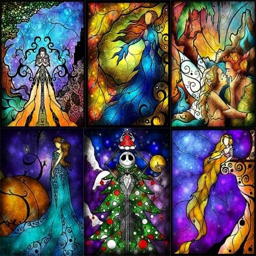 5d Diy Diamond Painting Cartoon Girl Full Square/Round Diamond Embroidery Cross Stitch Kits Kid Room Decoration Mosaic Gift