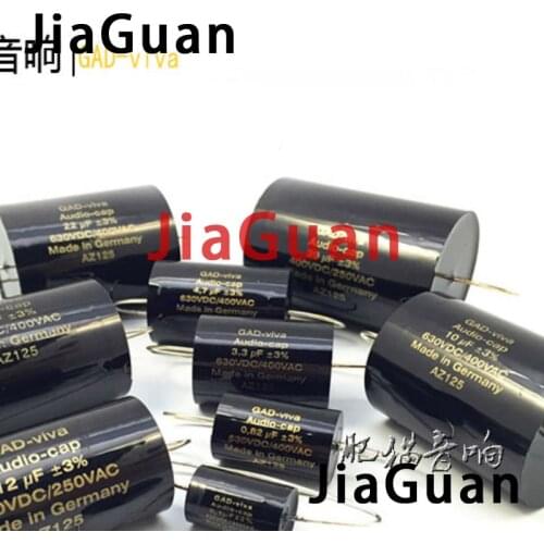2pcs German GAD-viva audio-cap 100uf/400v foil fever audio axial capacitor 400v100uf All models are available gad 100uf 400v
