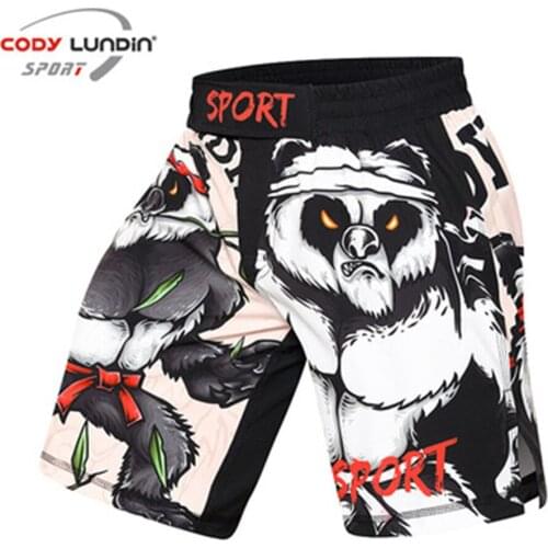 Cody Lundin Shorts MMA Kick Boxing Muay Thai Shorts Fitness Shorts Sanda Boxing Fighting Wear Fighting Running Training Suit