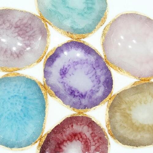 Resin Nail Art Gel Polish Color Palette Display Board Holder Plate Manicure Tool Nail Palette Display Board Jewelry Packaging