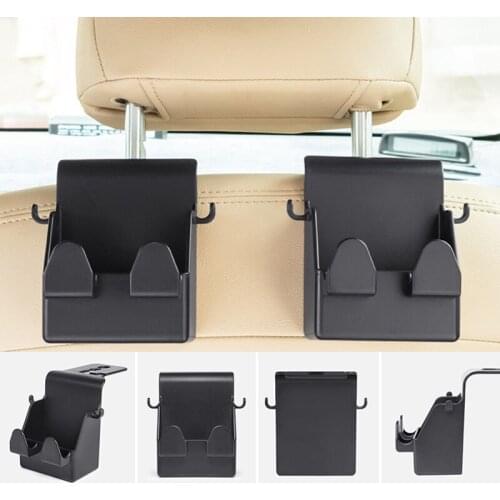 1/2pcs Portable Car Rear Row Multi-purpose Hook Car Accessories Car Seat Back Hook Creative Hook For Handbags Coats Grocery Bag