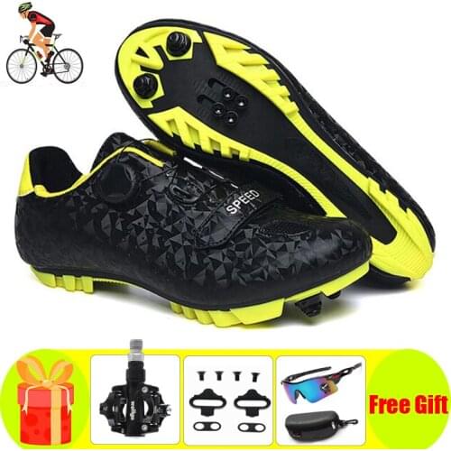MTB Cycling Shoes Professional Athletic Bicycle Shoes Men Self-Locking Mountain Bike Sapatilha Ciclismo Women Cycling Sneakers