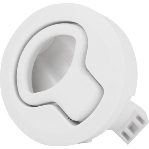 High Quality Plastic Mirror Polishing Diameter 6cm Flush Pull Hatch Latch Slam Latch Universal For 1.8inch RV And Yatchs