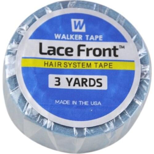 1.9cm*3 yards Blue Lace Front Tape Double-sided Adhesive Tape for Tape Hair Extension/Lace Wig/Toupee