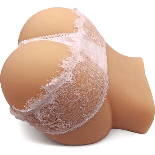 3D Artificial Real Vagina Big Flesh Ass Doll, 100% Silicone Sex Ass Doll, Sex Silicone Big Ass Doll for Men