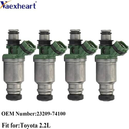 4 X Flow Matched Fuel Injectors For Toyota CAMRY CE DLX DX LE XLE /CELICA GT GTS SPORT /MR2/SOLARA 2.2L 23250-74100 23209-74100