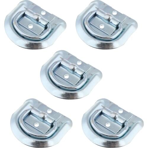 5pcs D-Ring Bolting Lashing Ring Tie-Down Anchors Heavy Duty For Trailer