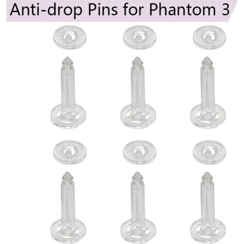6 Pcs Anti-drop Pins Kit Gimbal Mount Holder for Phantom 3 Standard Professional Advanced Drone Camera 3A 3P 3S SE Accessories