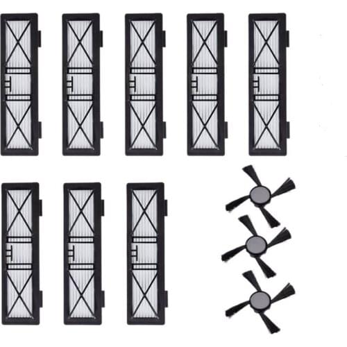 Hepa Filter Side Brush For Neato Botvac D3 D4 D5 D6 D7 D70 D75 D80 D85 Connected Botvac 75E 80 85 Brushe Filters Parts