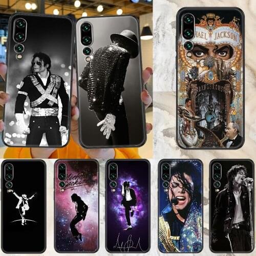 Michael jackson Phone case For Huawei P Mate P10 P20 P30 P40 10 20 Smart Z Pro Lite 2019 black painting shell trend Etui luxury