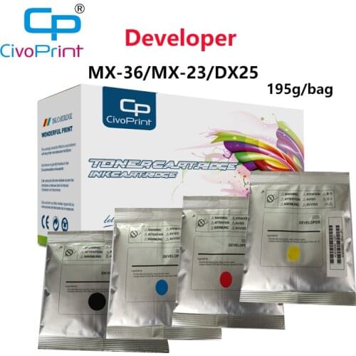 Civoprint 195g/bag compatible developer MX-36 MX-23 MX DX25 for sharp copier 2310U/2610/2615/2640/3110/3115/3140/3610/3640