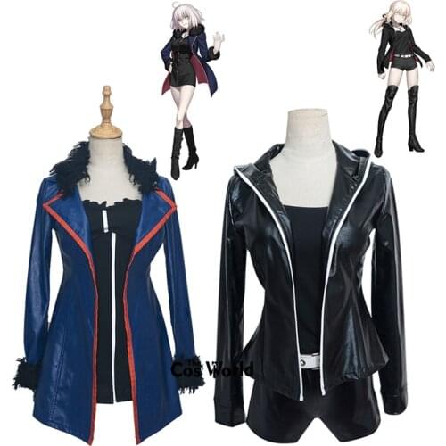 FGO Fate Grand Order Shinjuku Alter Black Saber Jeanne d'Arc Uniform Outfits Game Cosplay Costumes