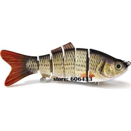 Deep Sea Multi section Lure Fishing Fish Swing Lures 6 Segment Swimbait Crankbait 20cm/115g 8029-FL6B01 Free shipping