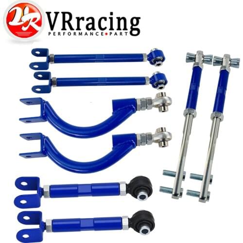 VR - CHASSIS COMPONENTS FOR 95-98 240SX S14 S15 CAMBER+TRACTION+TENSION+TOE FRONT REAR JDM SUSPENSION kits VR9823+36+17+06